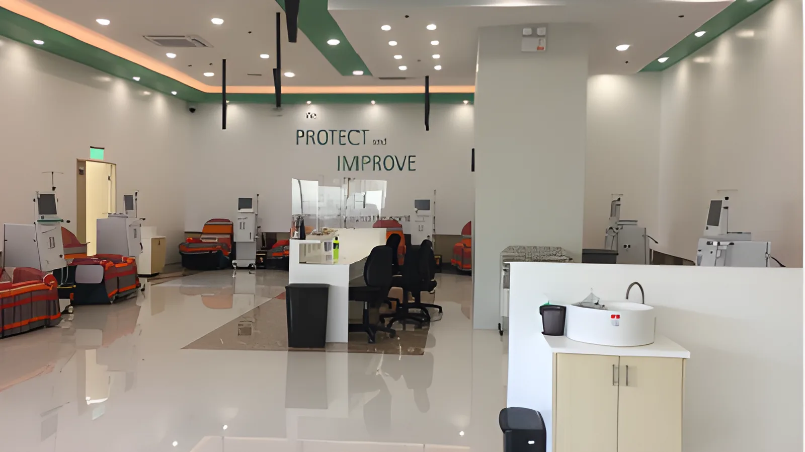 B. Braun Dialysis Center, Southwoods Mall, built by Medikonstruk