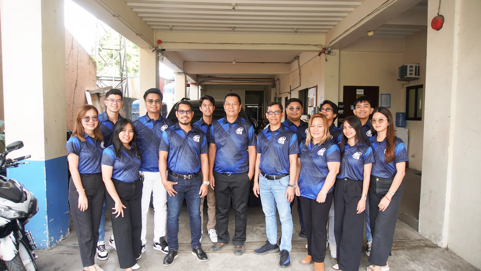 The Medikonstruk team in the office corridor